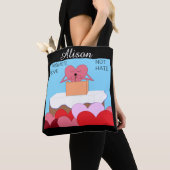 ハートの愛情のこもった演説 トートバッグ (クローズアップ)