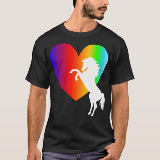 ハートの愛読情 Tシャツ (正面)