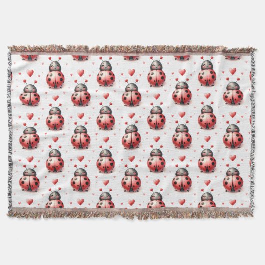 ハートの愛 スローブランケット (正面)