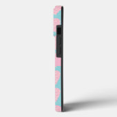 ハートの手描きバレンタイン柄 ピンク Case-Mate iPhoneケース (裏面 / 左)