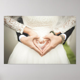 ハートの手結婚内 ポスター
