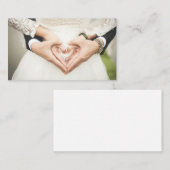 ハートの手結婚内 名刺 (正面/裏面)