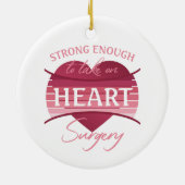 ハートの手術回復 セラミックオーナメント (裏面)