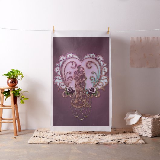 ハートの抱擁で。 ファブリック (インサイチュ)