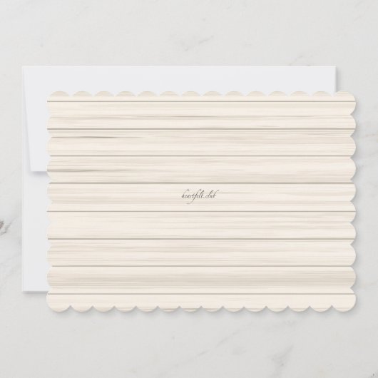 ハートの招待状からのまっすぐのラブレター 招待状 (裏面)