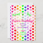 ハートの招待状 招待状 (正面)