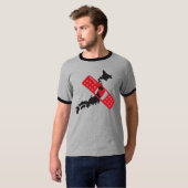 ハートの日本ハートシャツ Tシャツ (正面フル)