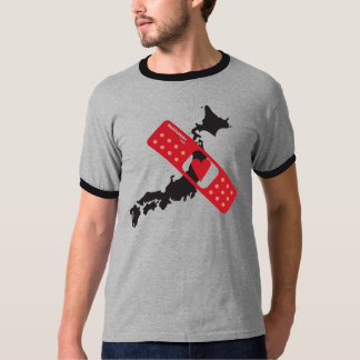 ハートの日本ハートシャツ Tシャツ