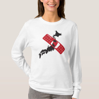 ハートの日本ハートシャツ Tシャツ