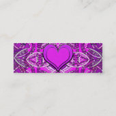 ハートの曼荼羅 スキニー名刺 (裏面)