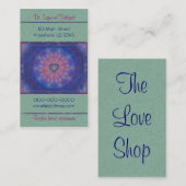 ハートの曼荼羅 名刺 (正面/裏面)