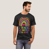 ハートの最も甘い虹の先生 バレンタイン教師 Tシャツ (正面フル)