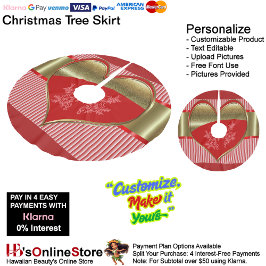 ハートの木のスカート ブラッシュドポリエステルツリースカート