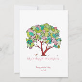 ハートの木のバレンタインデーカード シーズンカード (正面)