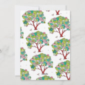 ハートの木のバレンタインデーカード シーズンカード (裏面)