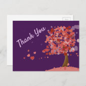 ハートの木 かわいいハートに感謝 ポストカード (正面/裏面)