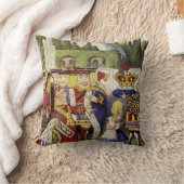 ハートの枕の不思議の国Qeenのアリス クッション (ブランケット)