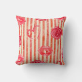 ハートの枕ユニークと美しいパターン クッション (正面)