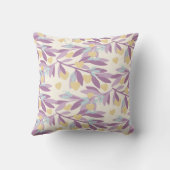 ハートの枝バレンタインの花ラブパターン クッション (裏面)