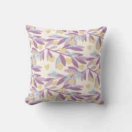 ハートの枝バレンタインの花ラブパターン クッション