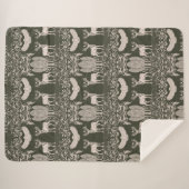 ハートの森シェルパ毛布 シェルパブランケット (正面(横))