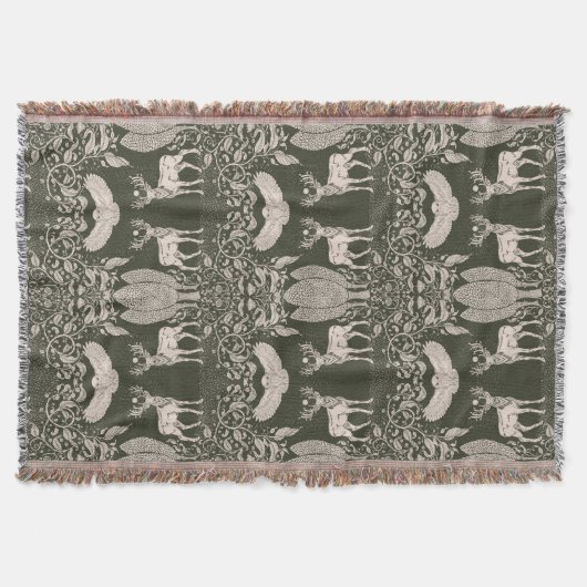 ハートの森ブランケット スローブランケット (正面)