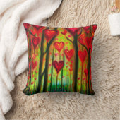 ハートの森装飾用クッション クッション (ブランケット)