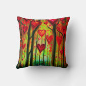 ハートの森装飾用クッション クッション (裏面)