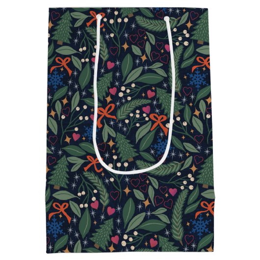 ハートの森 – 抱き枕 ミディアムペーパーバッグ (裏面)