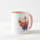 ハートの検索：ハート型ロックブロック マグカップ (正面右)