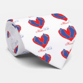 ハートの歩行 ネクタイ (ロール)