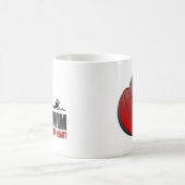 ハートの水泳 コーヒーマグカップ (中央)
