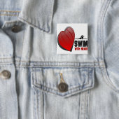 ハートの水泳 缶バッジ (インサイチュ)