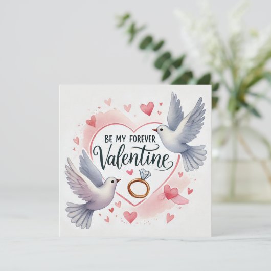 ハートの永遠のバレンタインカード シーズンカード (スタンド正面)