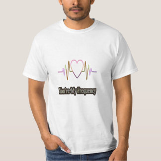 ハートの波形 Tシャツ