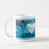 ハートの海マグカップ コーヒーマグカップ (左)