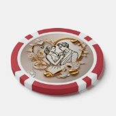 「ハートの深い欲求」 ポーカーチップ (シングル)
