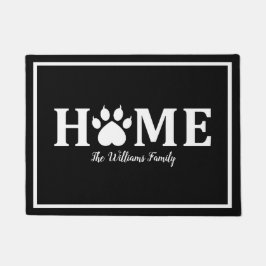 ハートの犬の足跡 - HOME- 名入れ対応 ドアマット