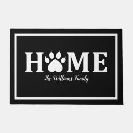 ハートの犬の足跡 - HOME- 名入れ対応 ドアマット