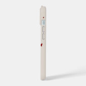 ハートの猫 iPhone 15ケース (左側面)