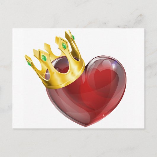 ハートの王のコンセプト ポストカード (正面)