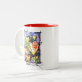"ハートの王国"のマグ ツートーンマグカップ (正面左)