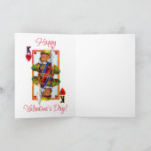 ハートの王様テディベア カード (内部)