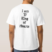 ハートの王 Tシャツ (裏面)