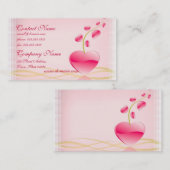 ハートの生命名刺 名刺 (正面/裏面)