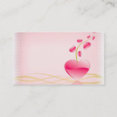 ハートの生命名刺 名刺 (裏面)