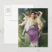 ハートの目覚め， 1892 ポストカード (正面/裏面)