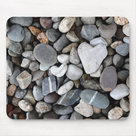 ハートの石 マウスパッド (正面)