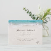 ハートの砂のビーチ宿泊施設 エンクロージャーカード (スタンド正面)