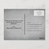 ハートの砂サンキューカード ポストカード (裏面)